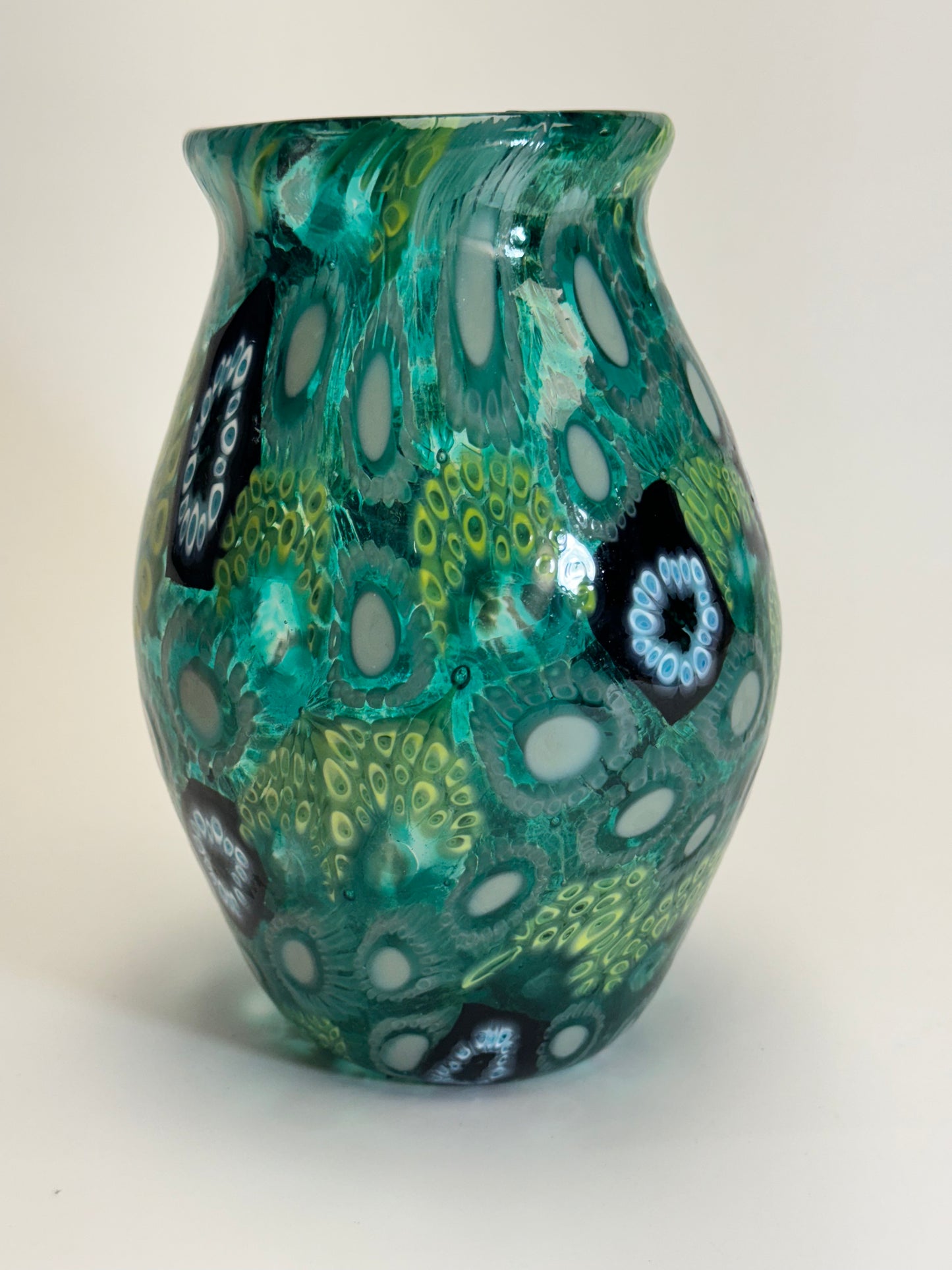 "Birds of a Feather II" Murrine Vase