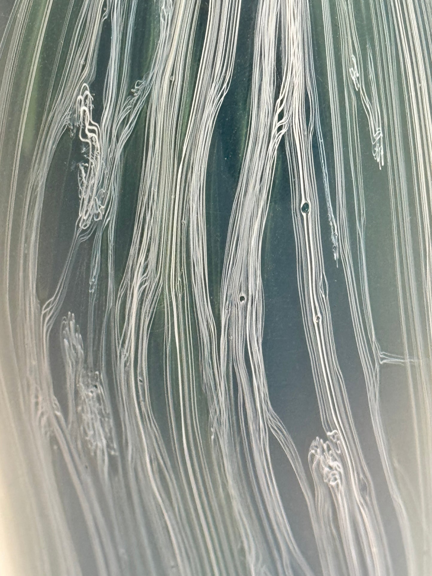Chlorite schist III - handblown glass art