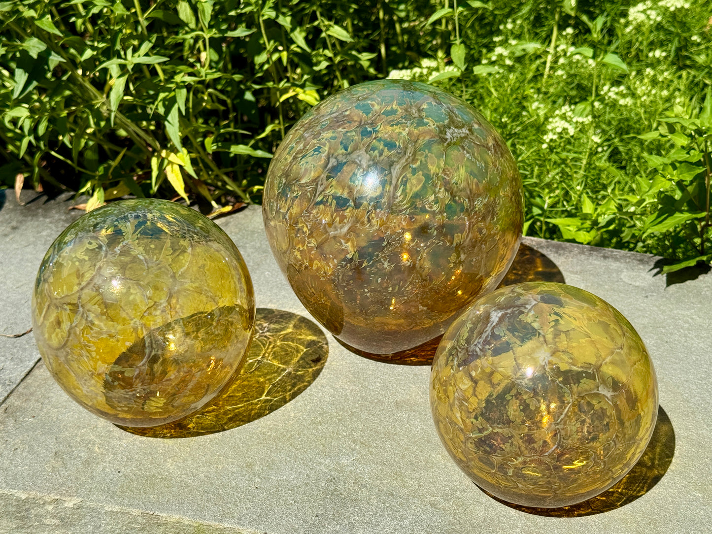 Handblown Glass Gazing Balls/Garden Ornaments