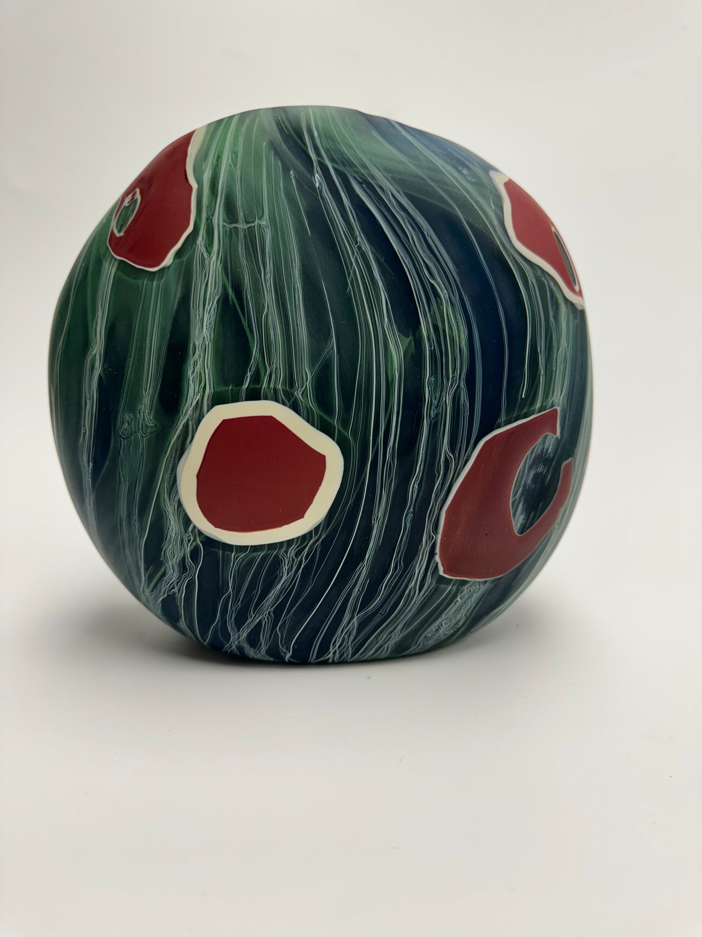 Chlorite schist II - handblown glass art