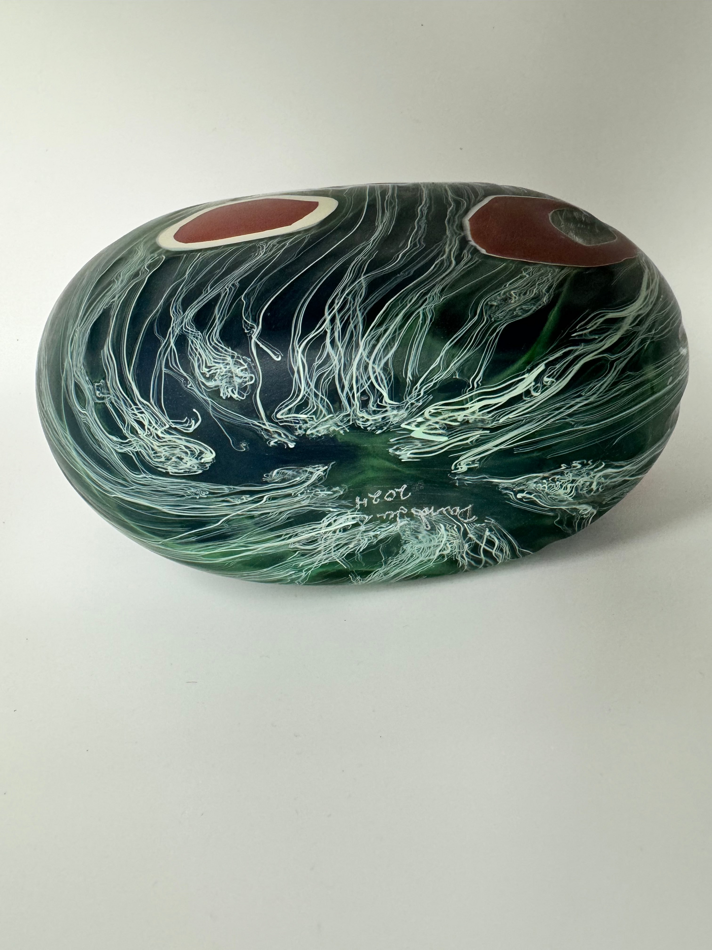 Chlorite schist II - handblown glass art