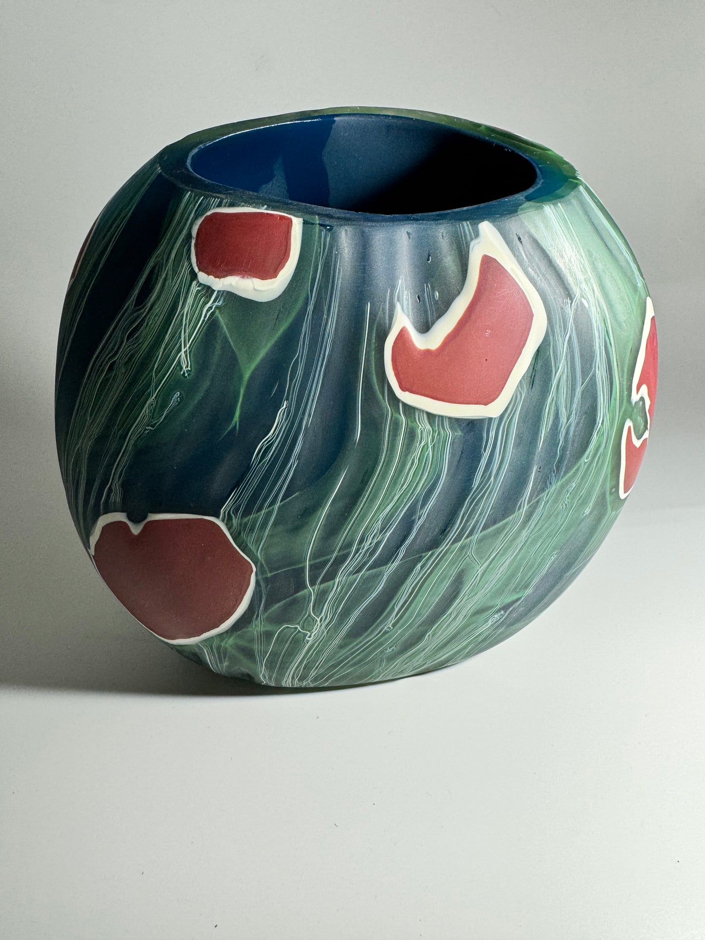 Chlorite schist II - handblown glass art