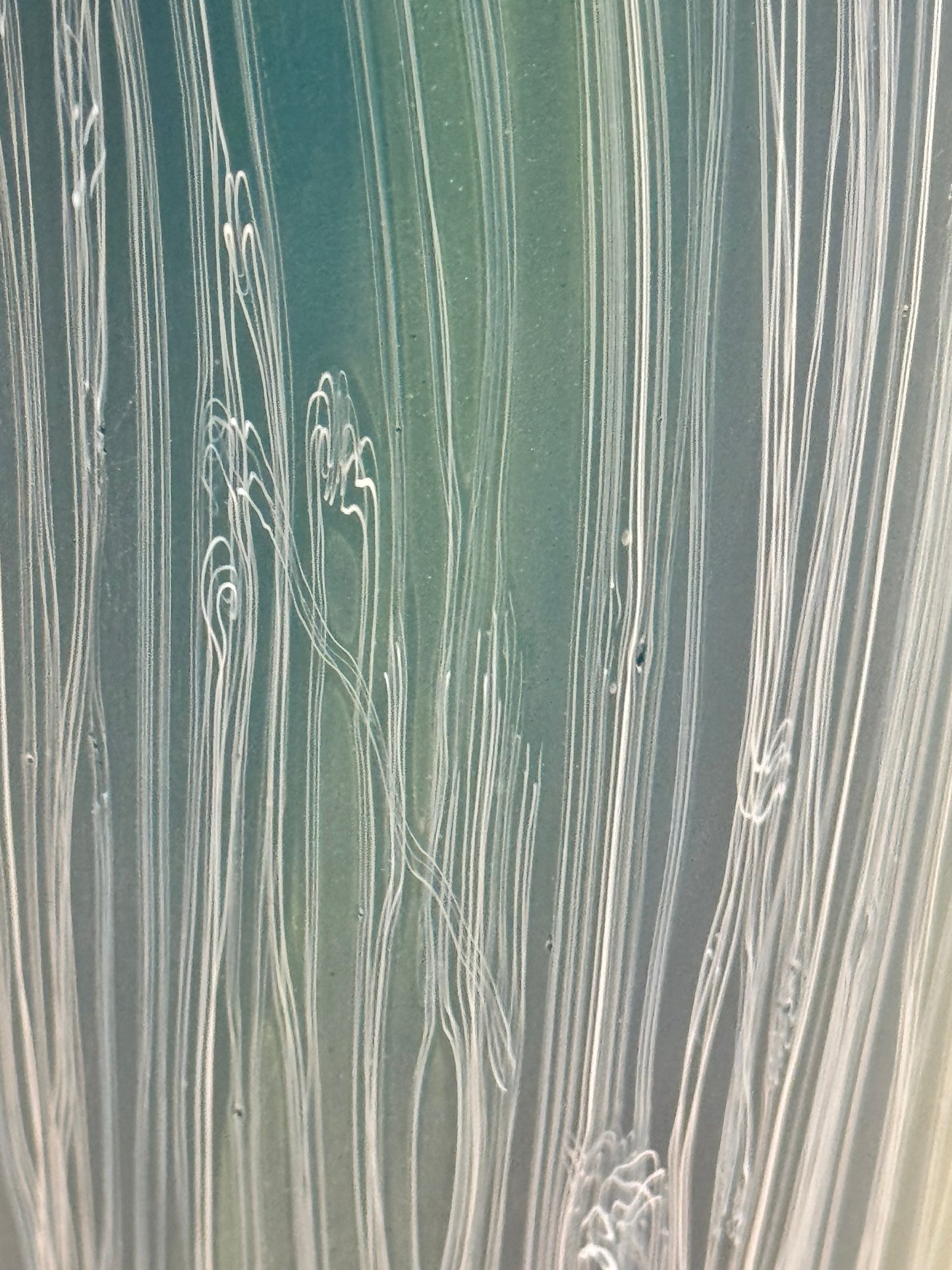 Chlorite schist III - handblown glass art