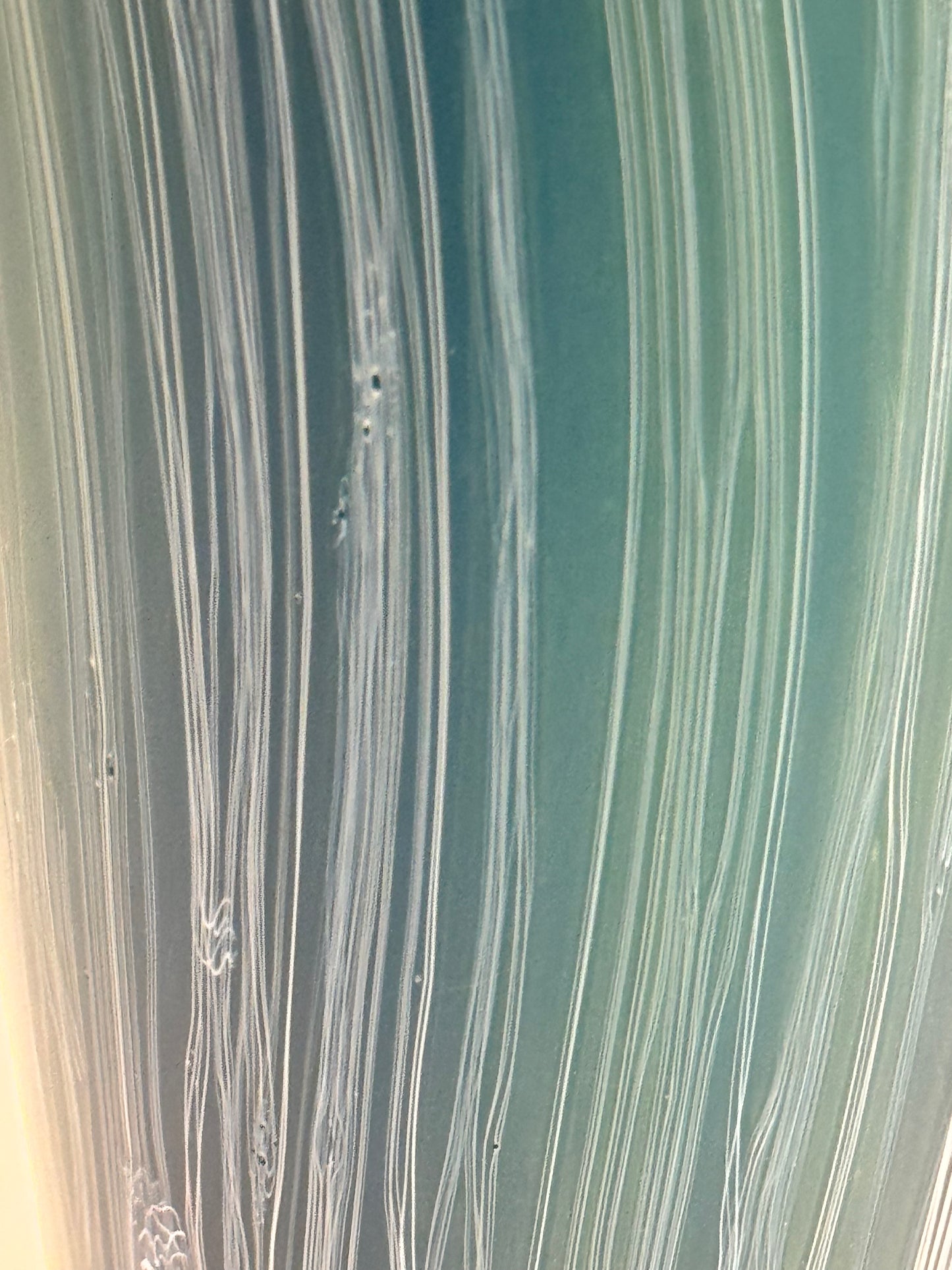 Chlorite schist III - handblown glass art