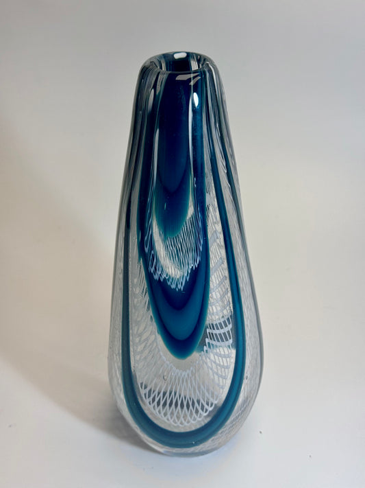 Swooping zanfirico cane vase