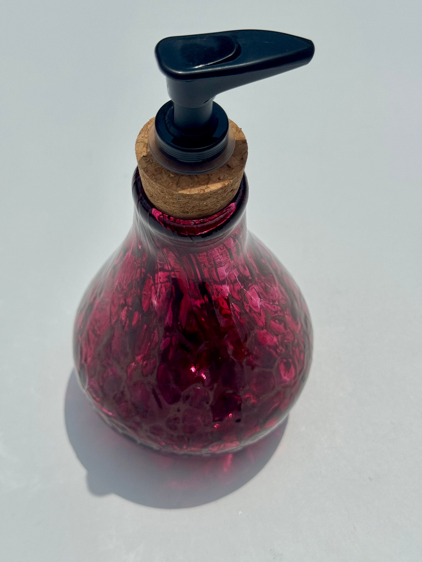 Handblown lotion/soap/etc bottles